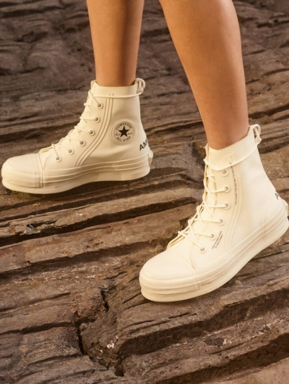 Ambush x Converse Chuck 70Hi Top White Sneakers